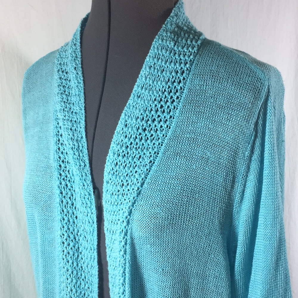 Chico’s Open Front Cardigan Size 1 - Picture 4 of 8